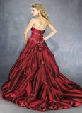 Maroon Ball Gown